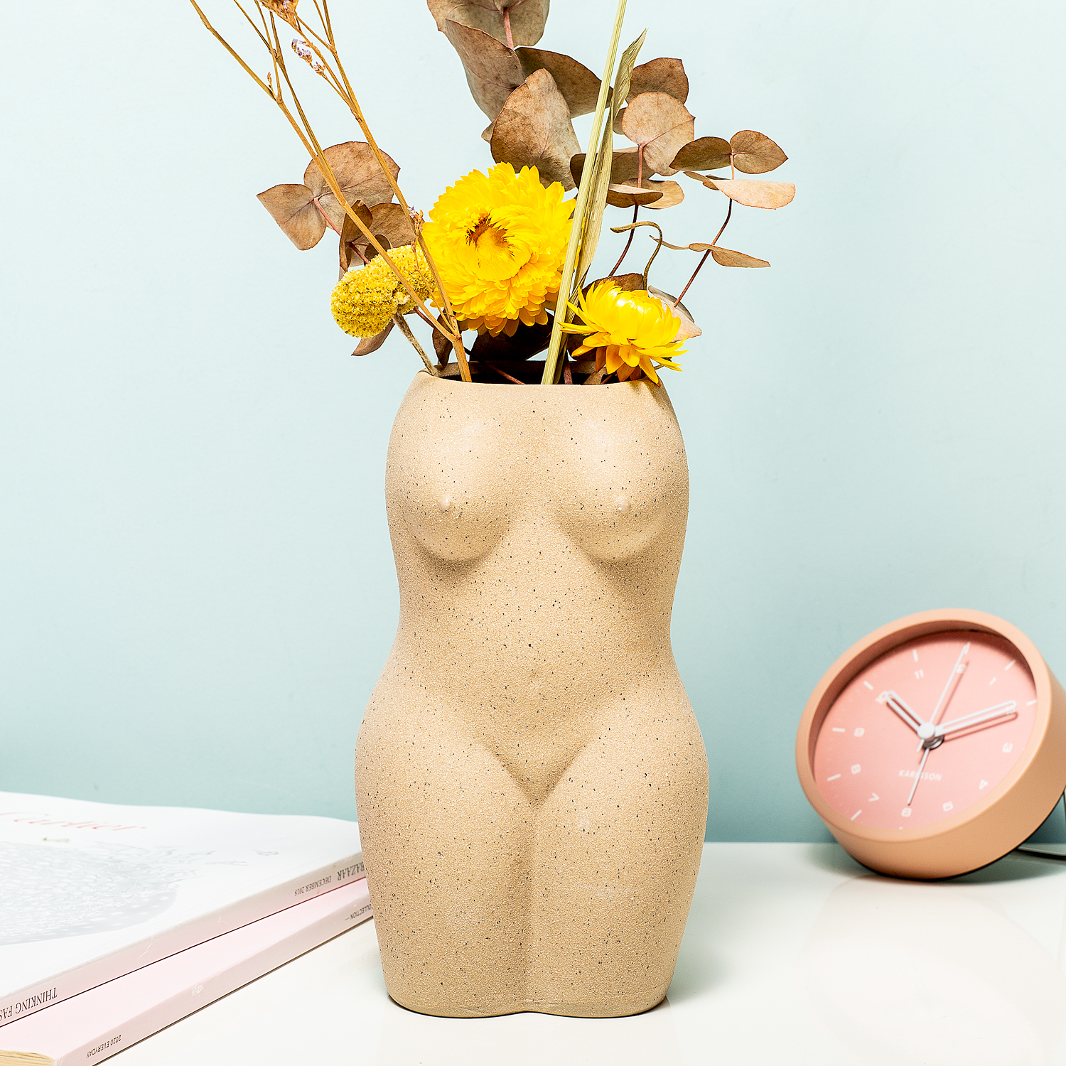 Body Vase - Klein/beige