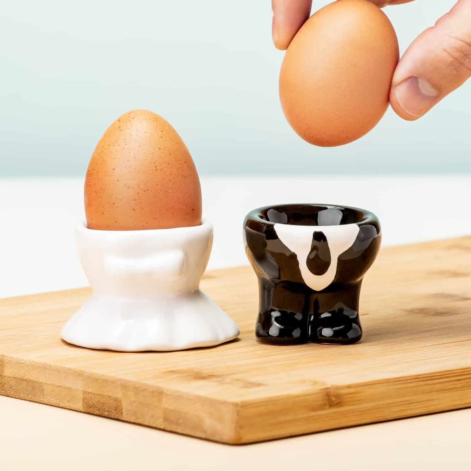 Bruidspaar eierdoppen