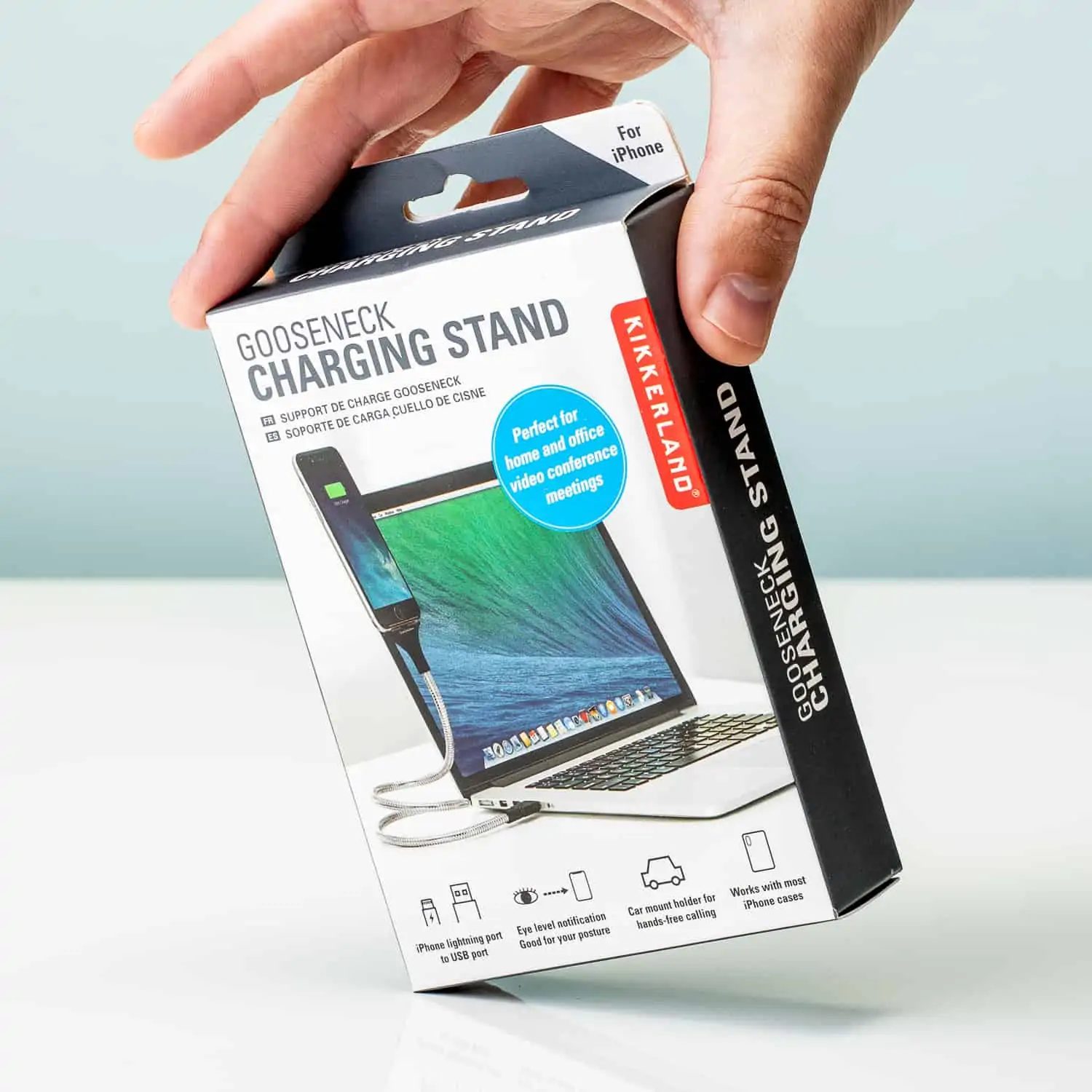 Flexibele staande iPhone lader