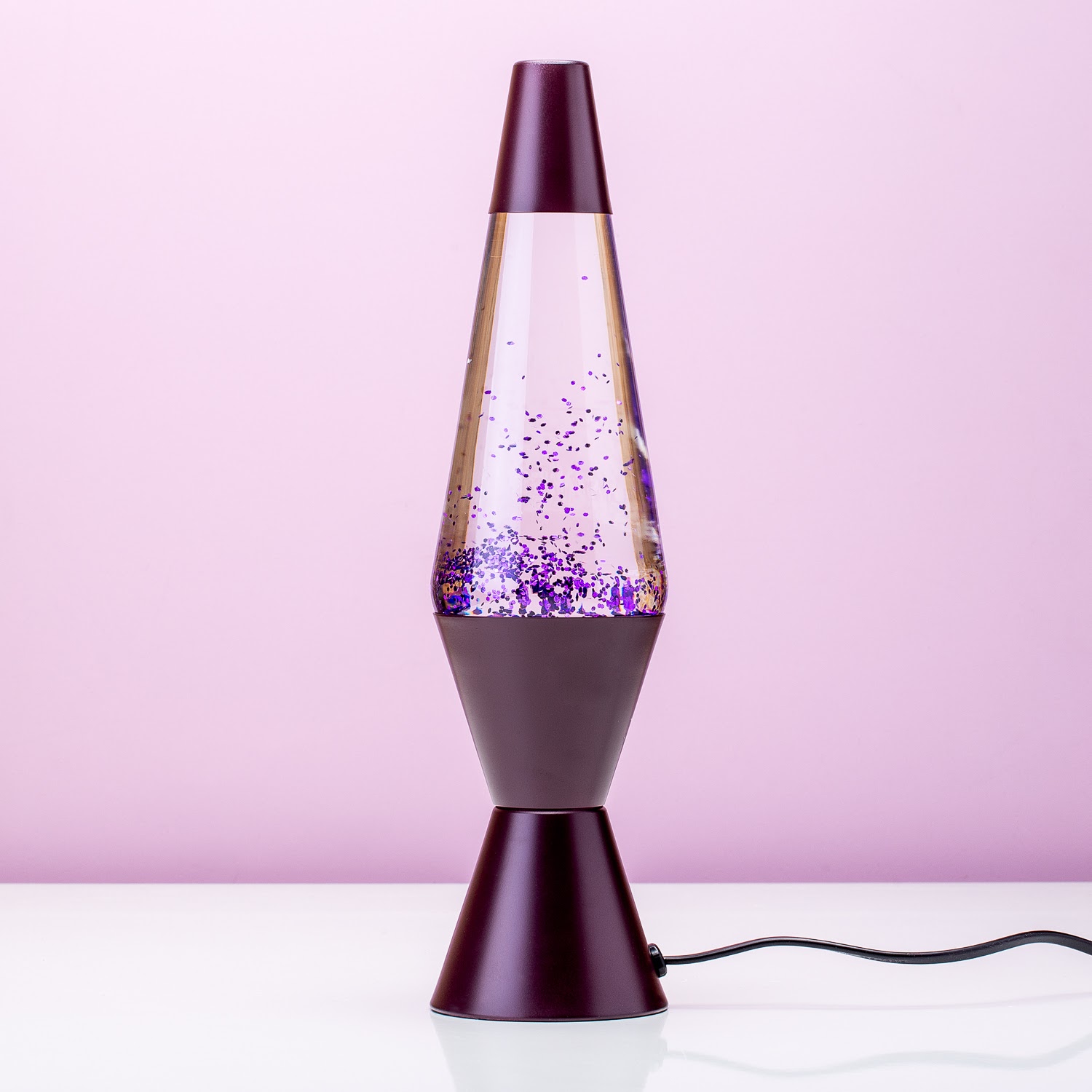 Glitter Lavalamp - Donkerpaars