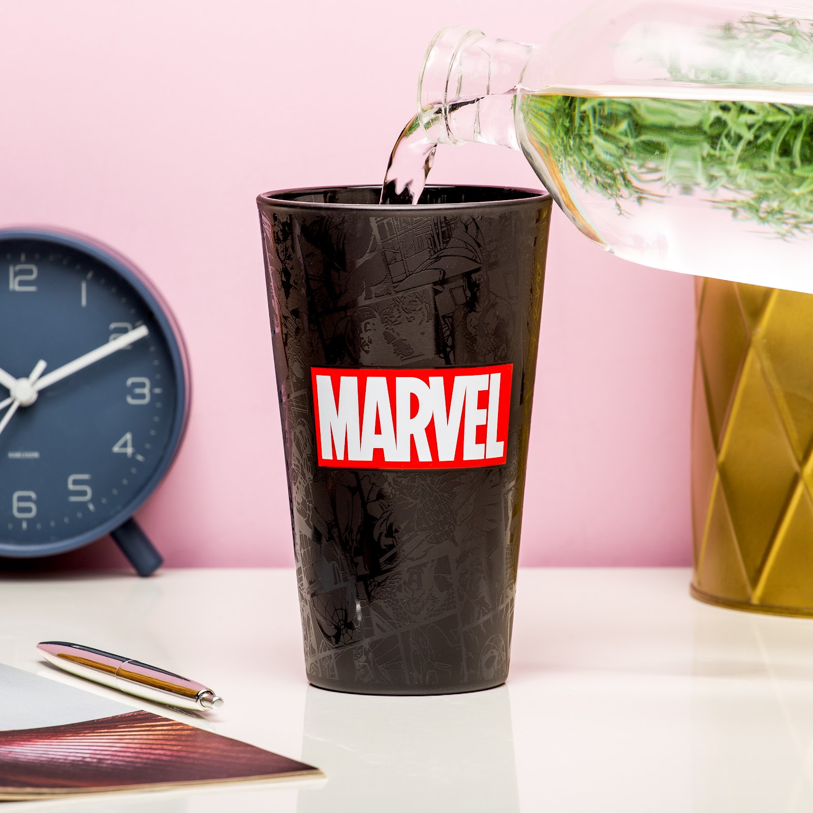Marvel Comics Glas