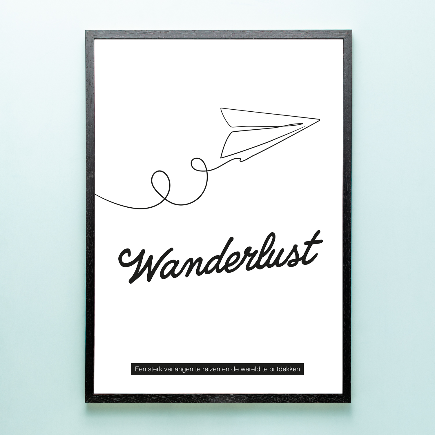 Poster Wanderlust (A2 Formaat)