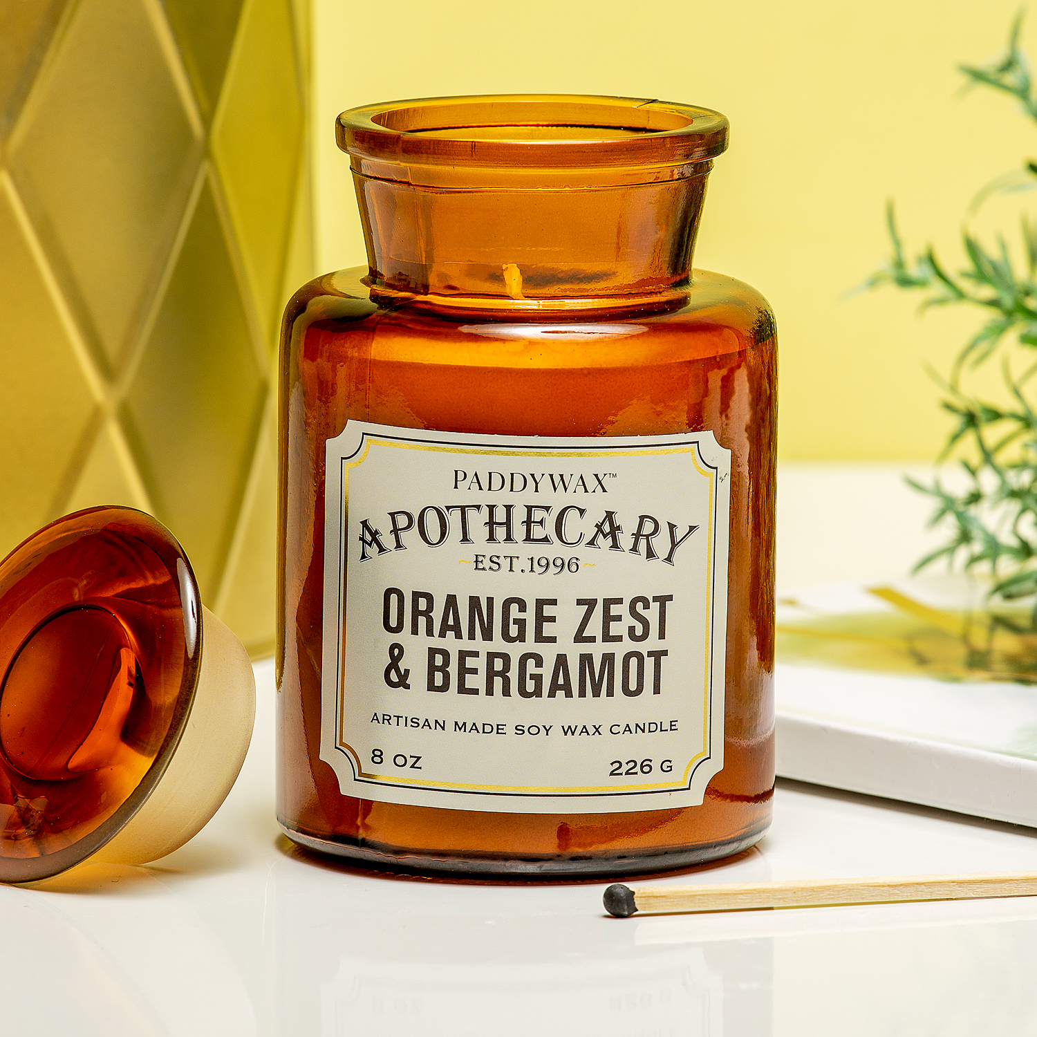 Apothecary Geurkaars - Orange Zest & Bergamot