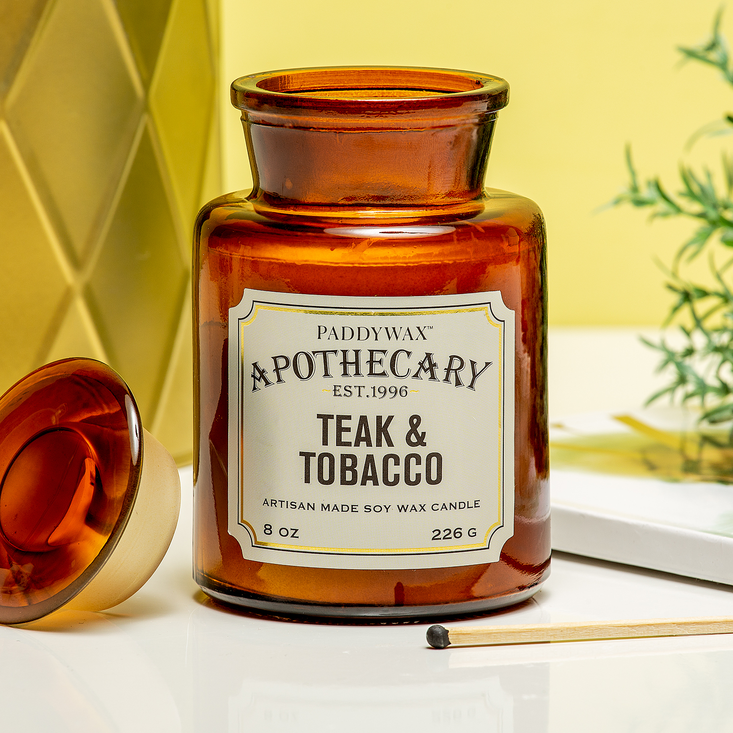Apothecary Geurkaars - Teak & Tobacco