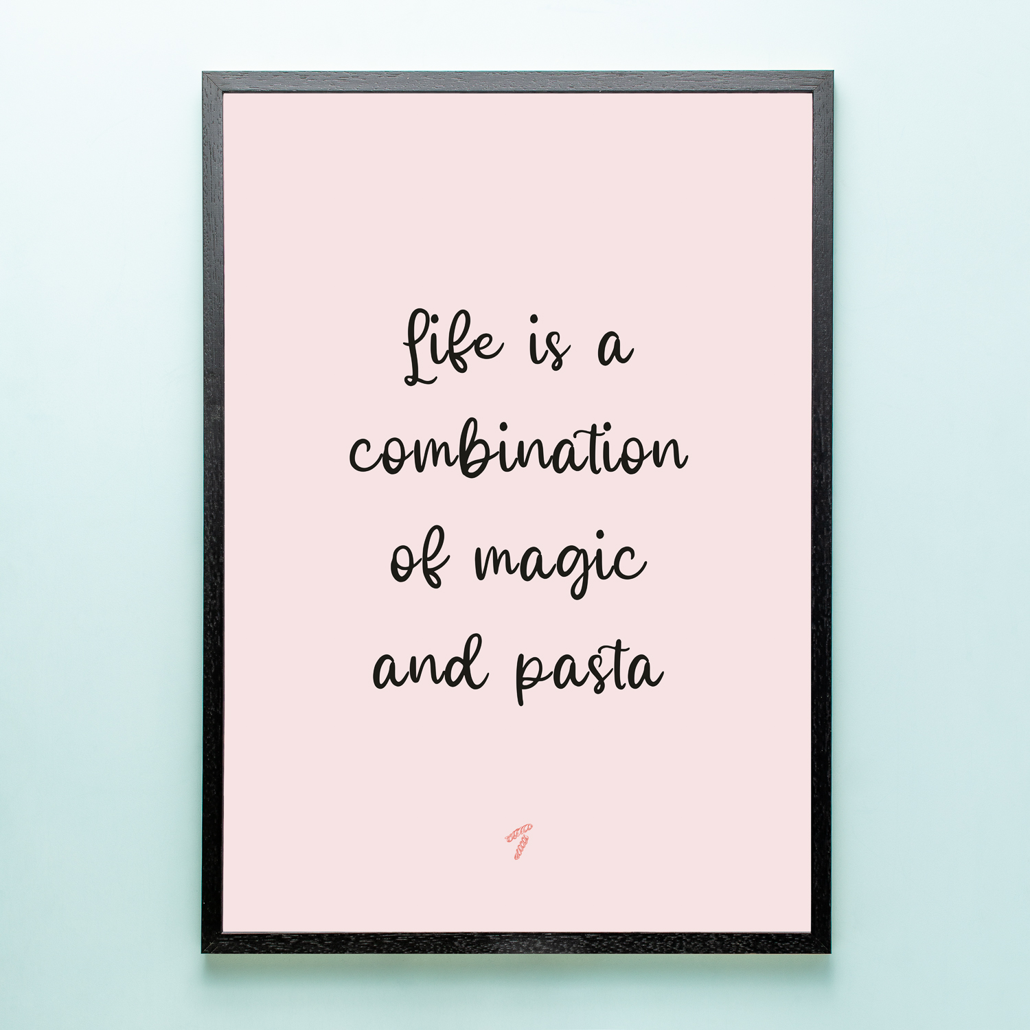 Poster Magic And Pasta (A2 Formaat)