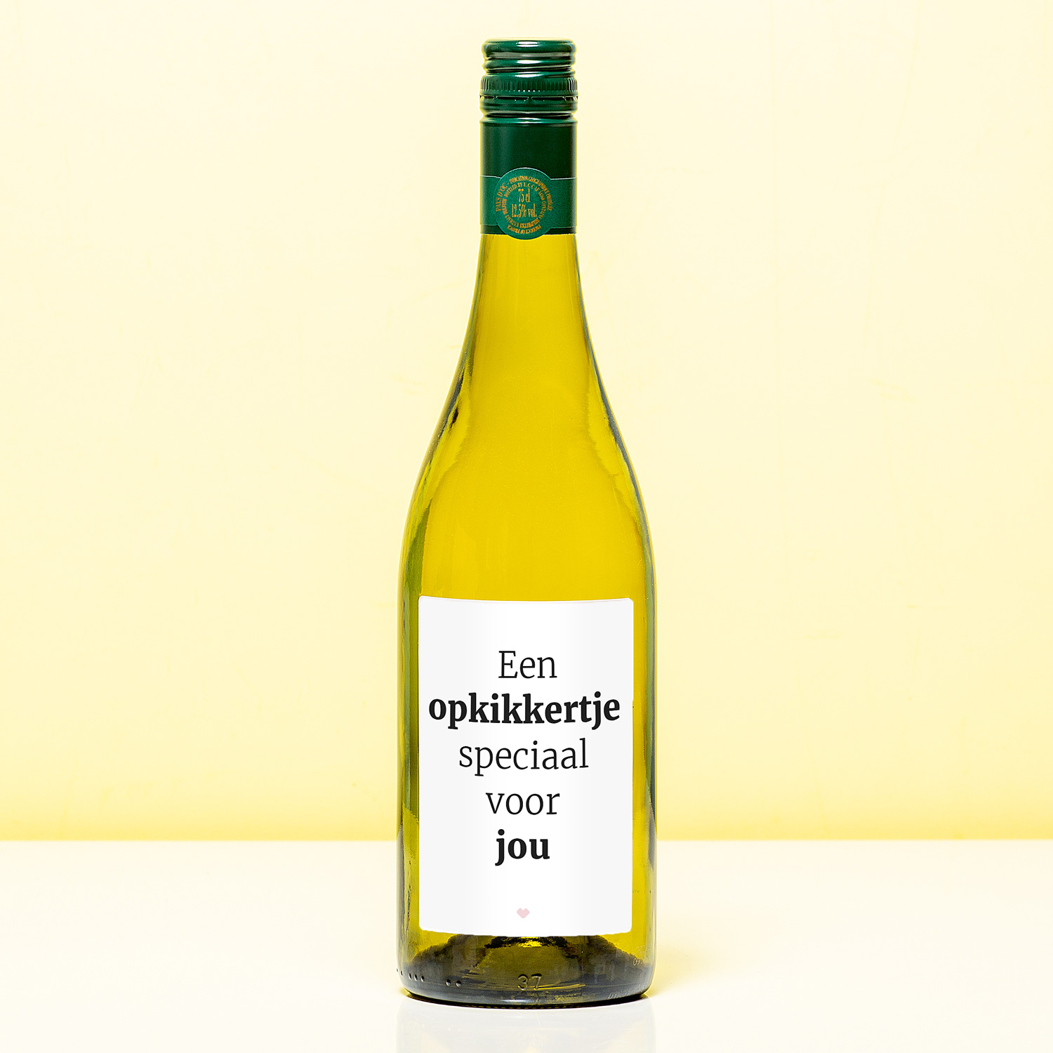 Wijnfles Een Opkikkertje Speciaal Voor Jou - Wit (Sauvignon Blanc)