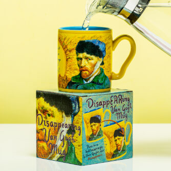 Vincent van Gogh warmtegevoelige mok - op verpakking
