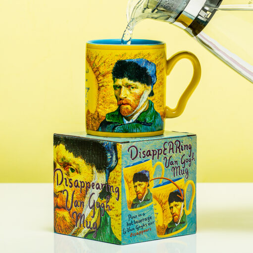 Vincent van Gogh warmtegevoelige mok - op verpakking