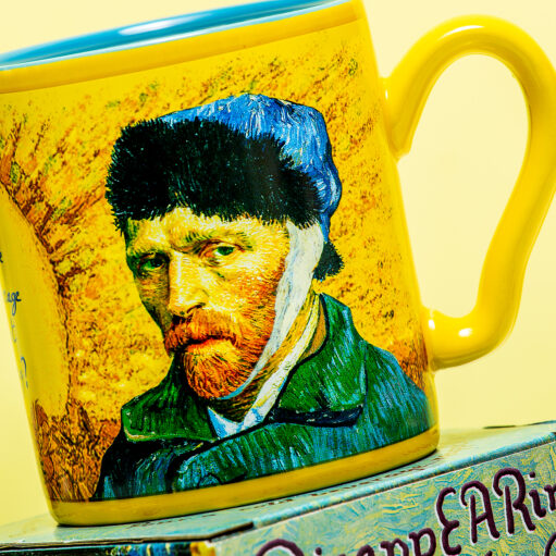 Vincent van Gogh warmtegevoelige mok - detail portret