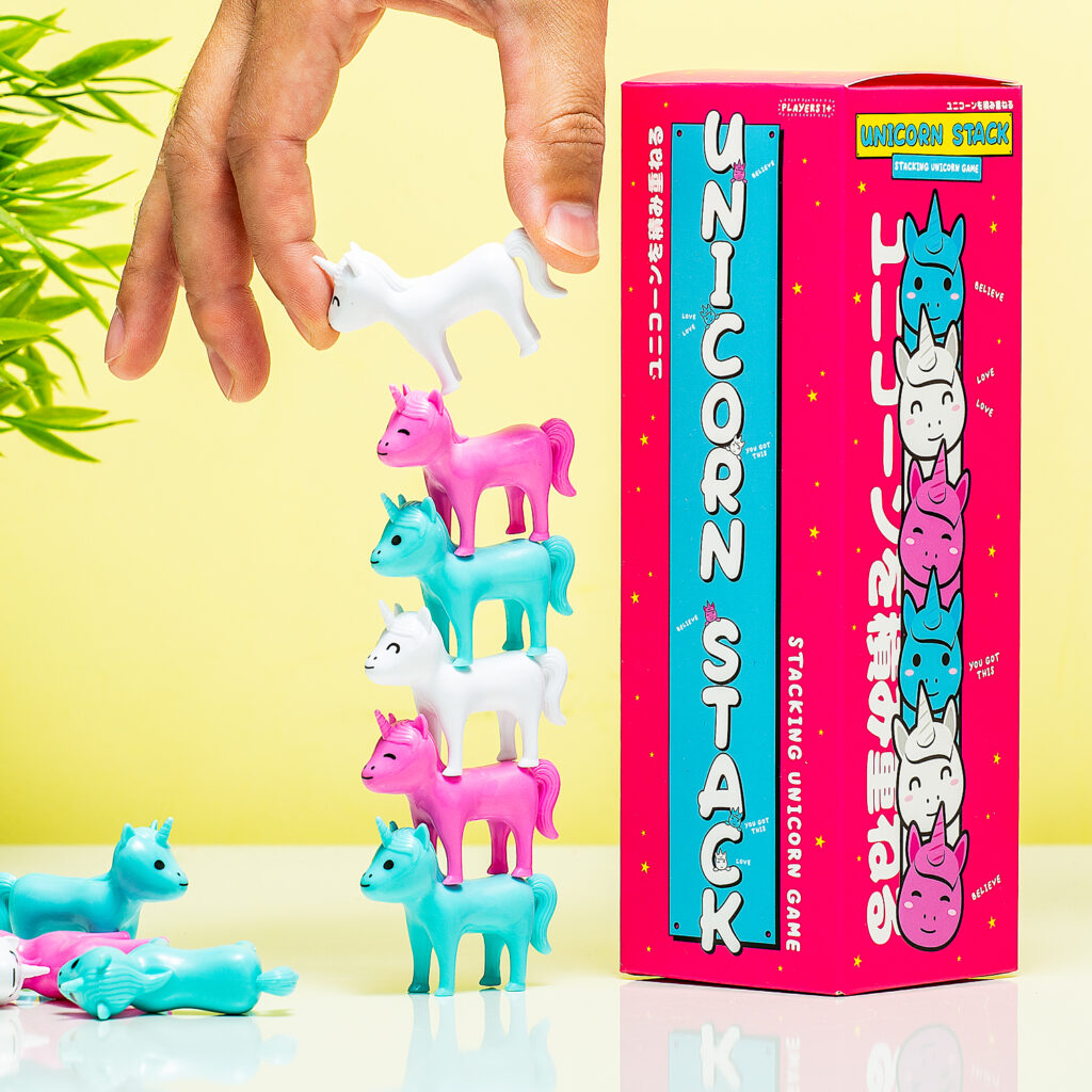 Unicorn Stack stapelspel van Gift Republic bestel je online bij Cadeau