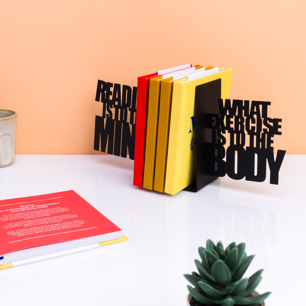 Exercise boekensteun (set van 2) van Balvi bestel je online bij Cadeau