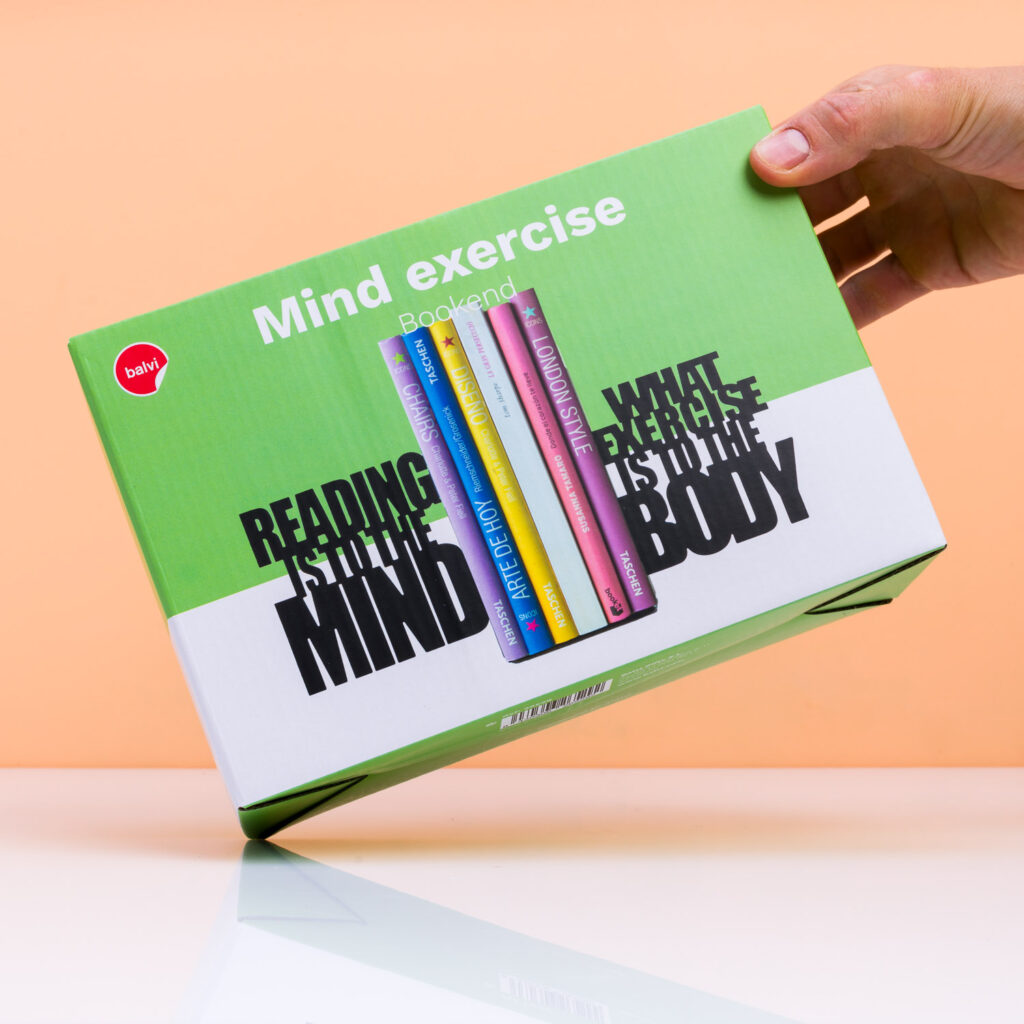 Exercise boekensteun (set van 2) van Balvi bestel je online bij Cadeau