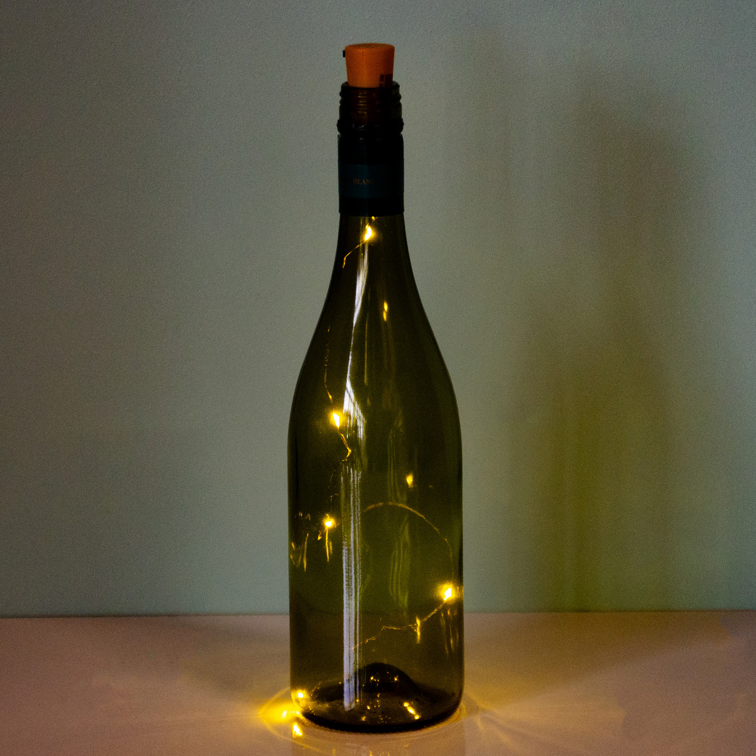 Wijnfles Lampje - Warm Witte Ledlampjes