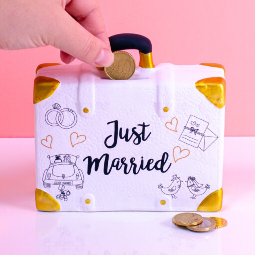 Just Married koffer spaarpot
