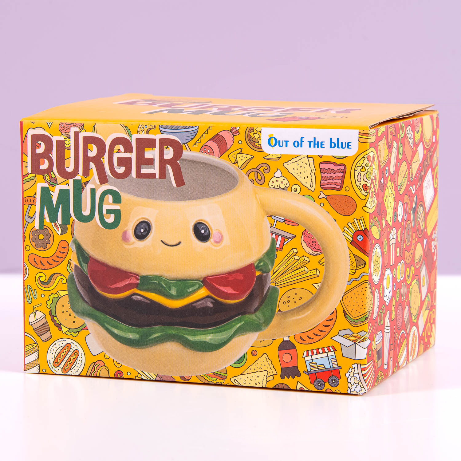 Kawaii hamburger mok