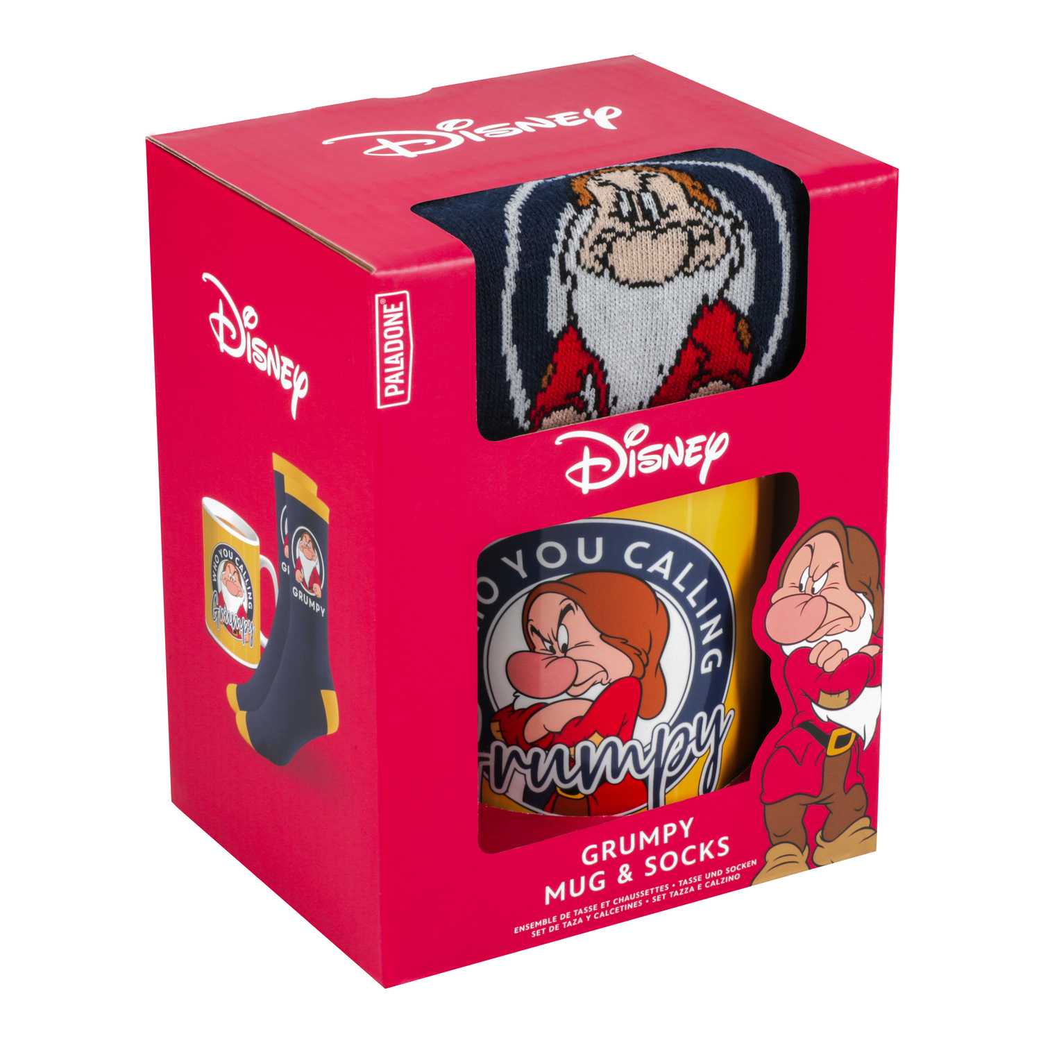Disney Grumpy sokken en mok cadeauset