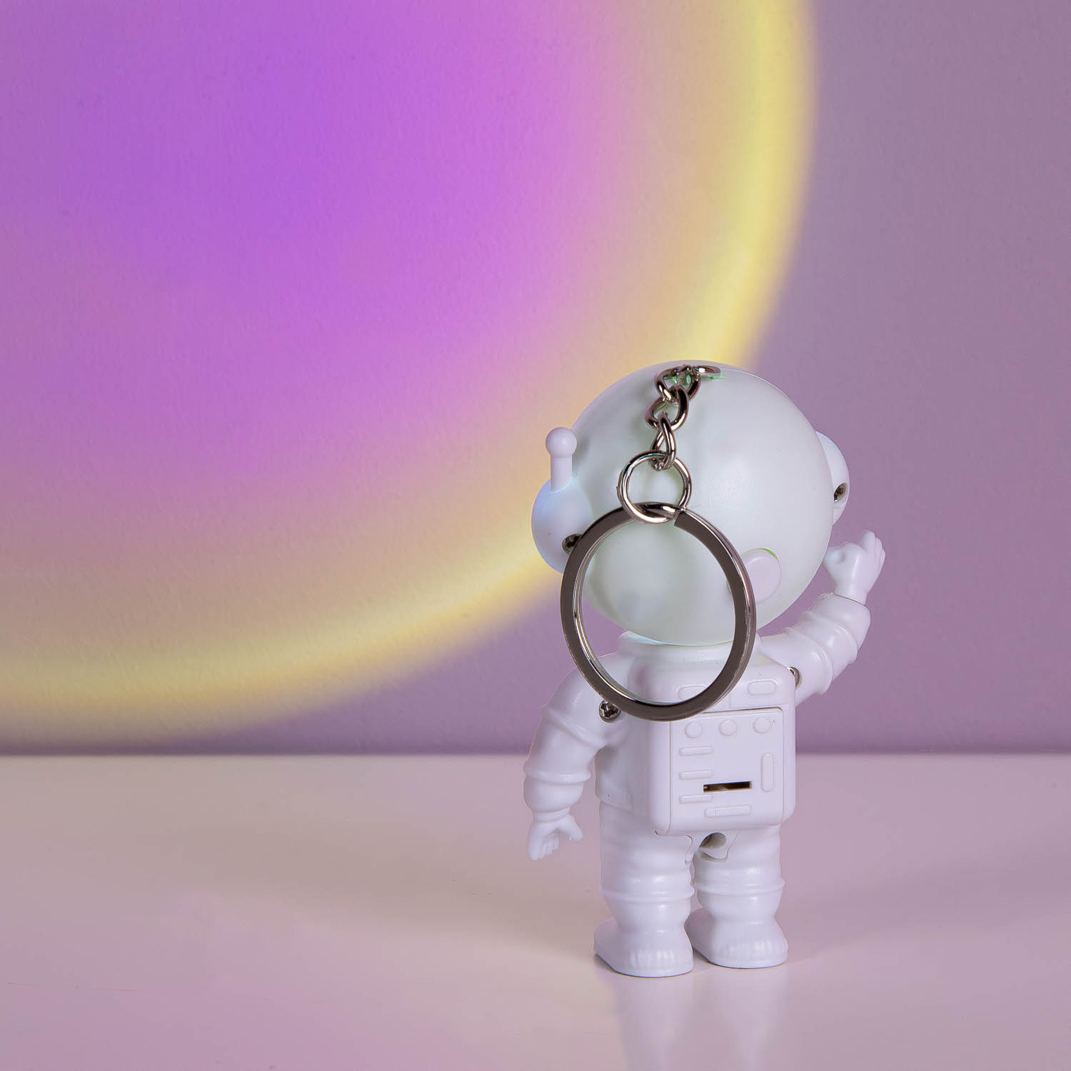 Astronaut sleutelhanger met lampje