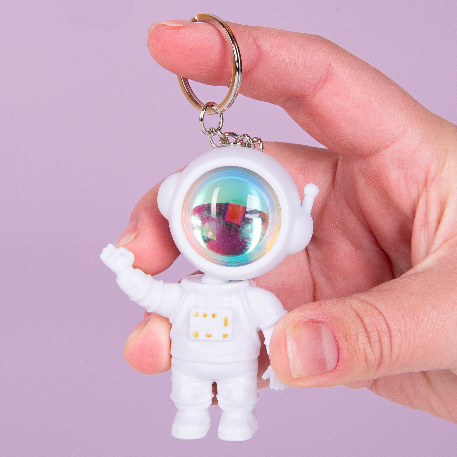 Astronaut sleutelhanger met lampje
