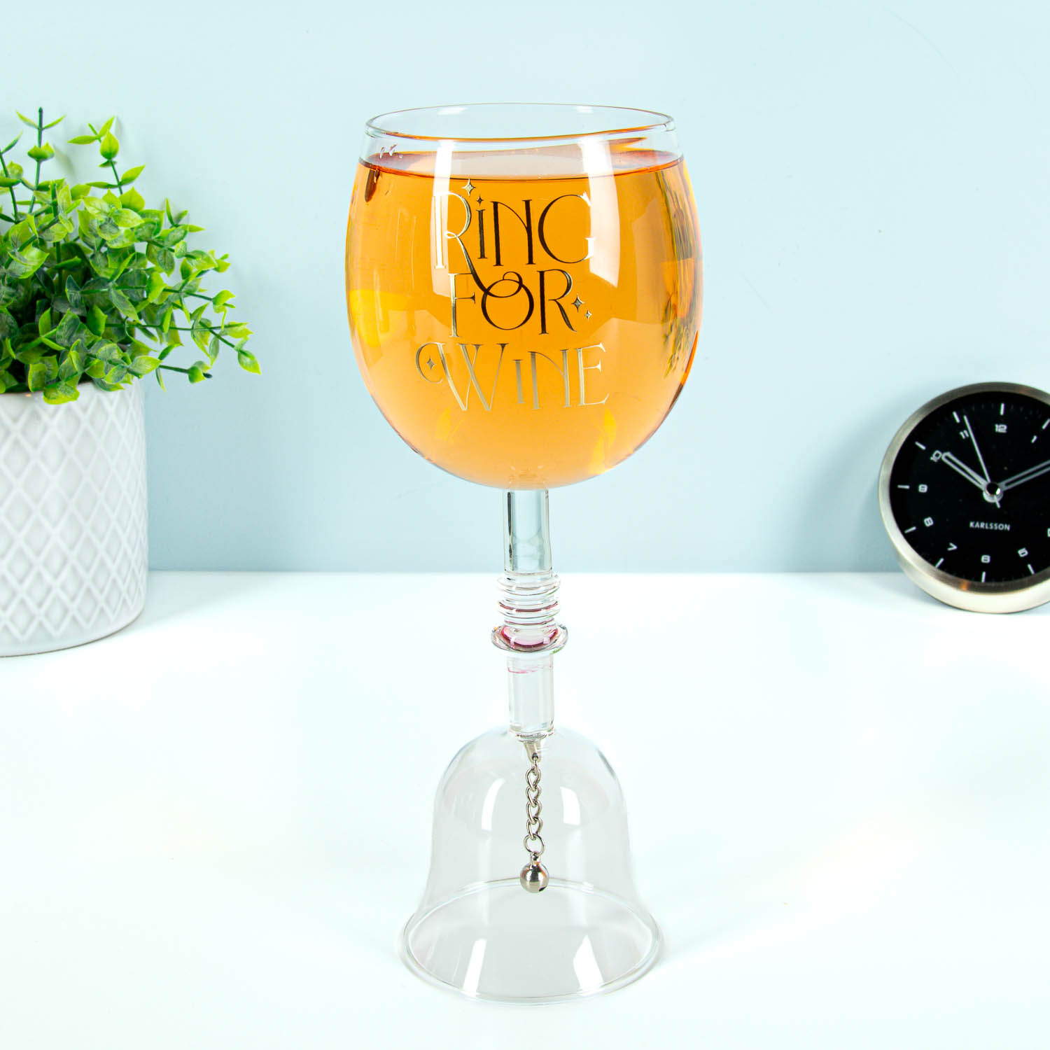 Wijnglas Met Belletje afbeelding