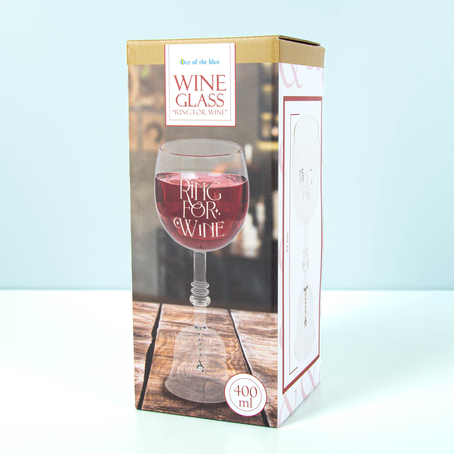 Wijnglas met belletje