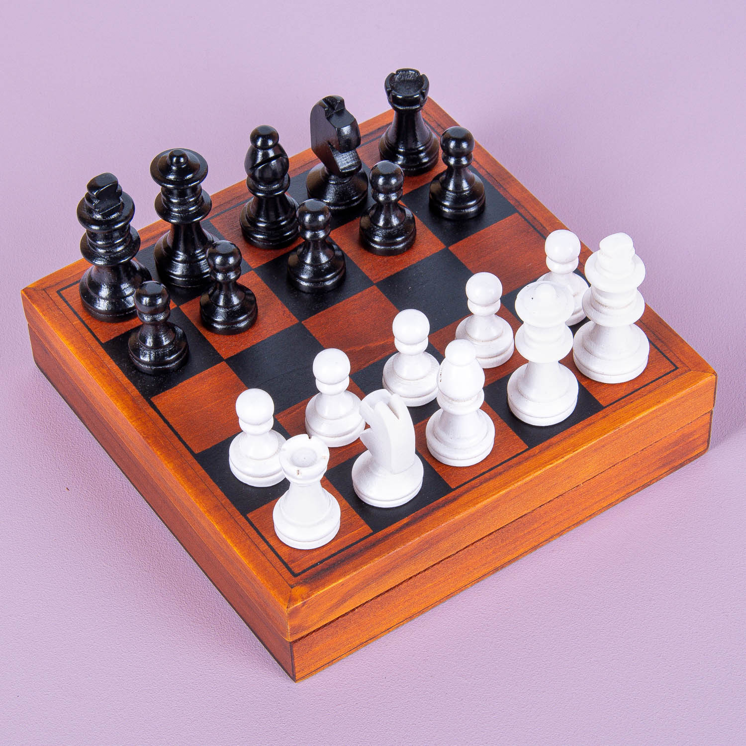 Mini 5x5 Schaakspel afbeelding