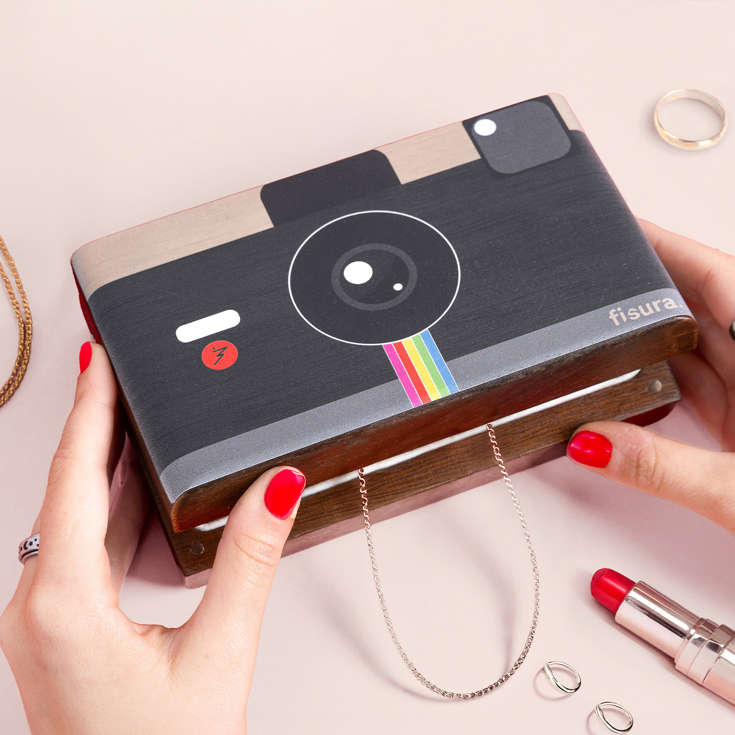 Retro Camera Sieradendoosje afbeelding