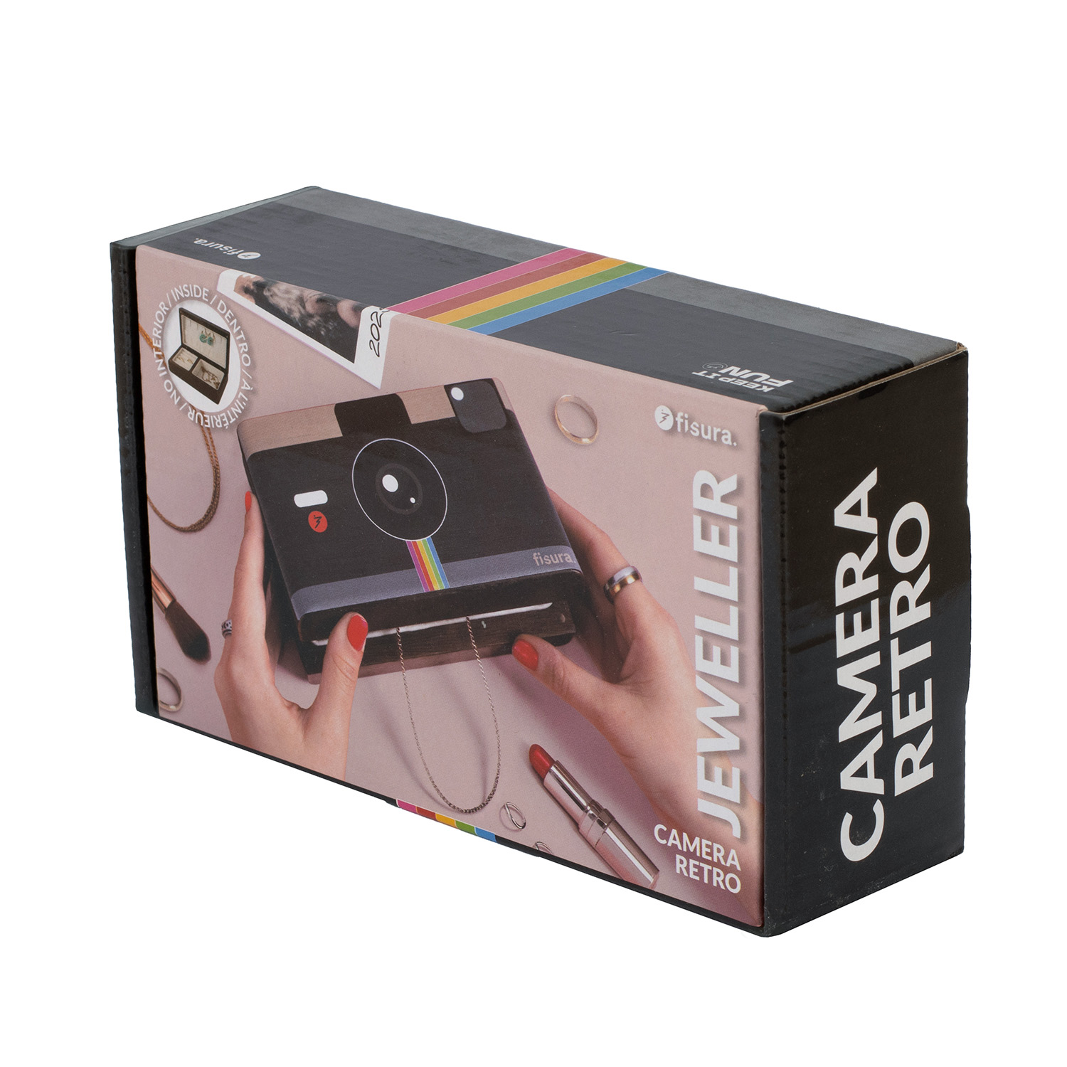 Retro camera sieradendoosje