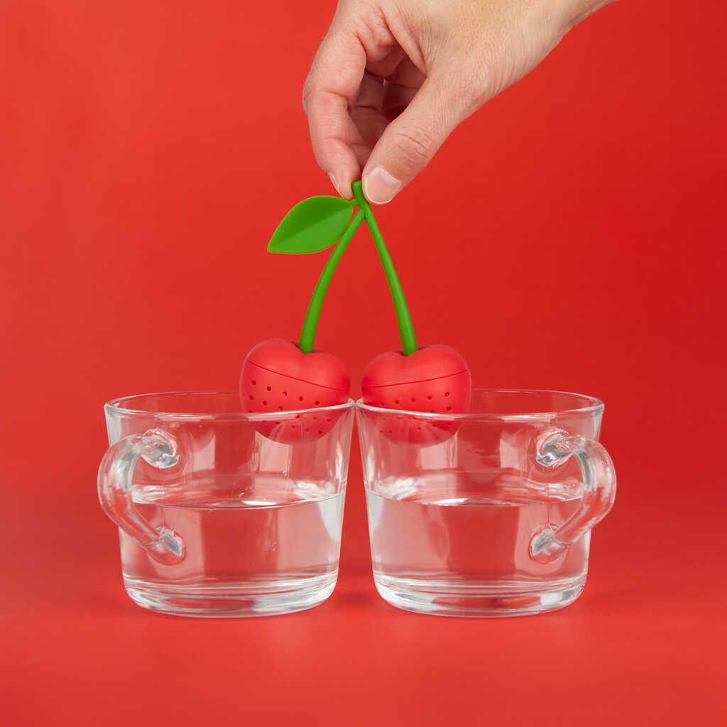 Kers Dubbele Tea Infuser afbeelding
