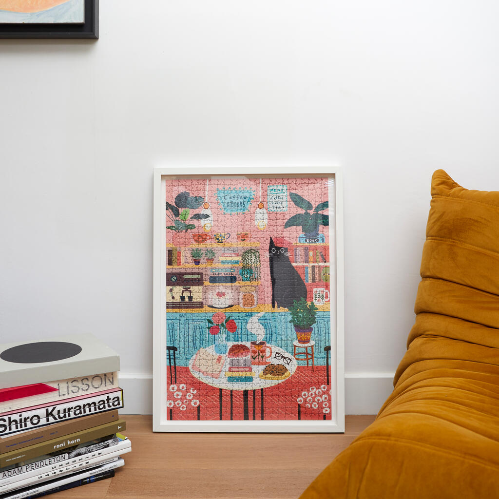 Kat Café (1000 Stukjes) afbeelding