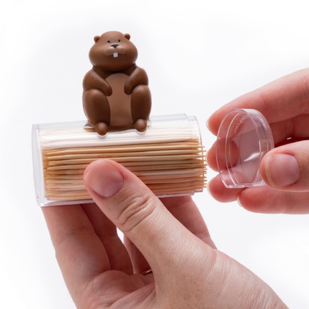 Bever tandenstokerhouder