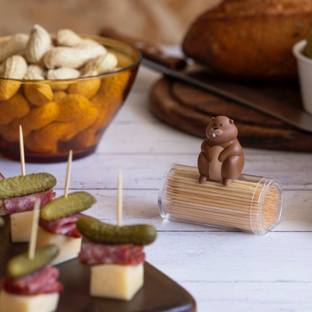 Bever Tandenstokerhouder afbeelding