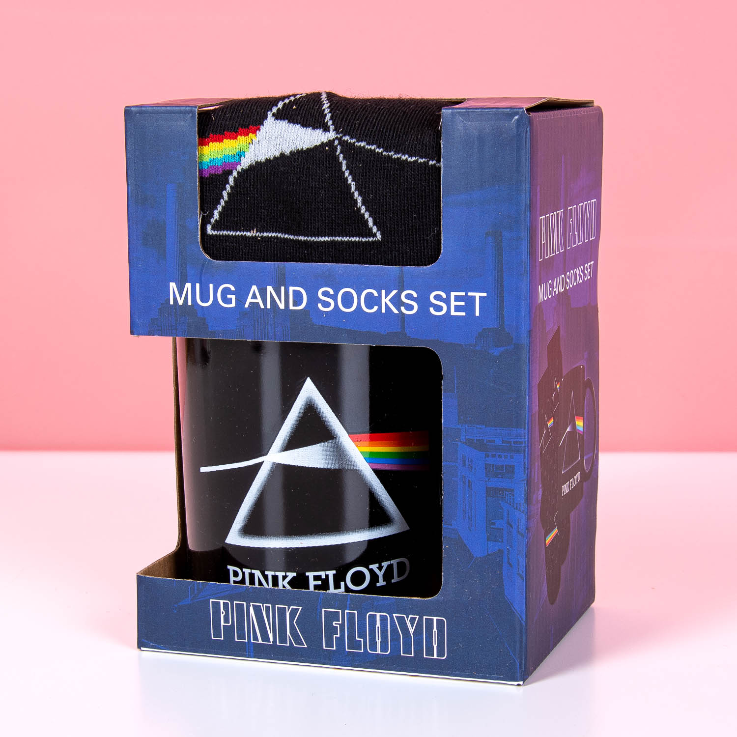 Pink Floyd mok en sokken cadeauset