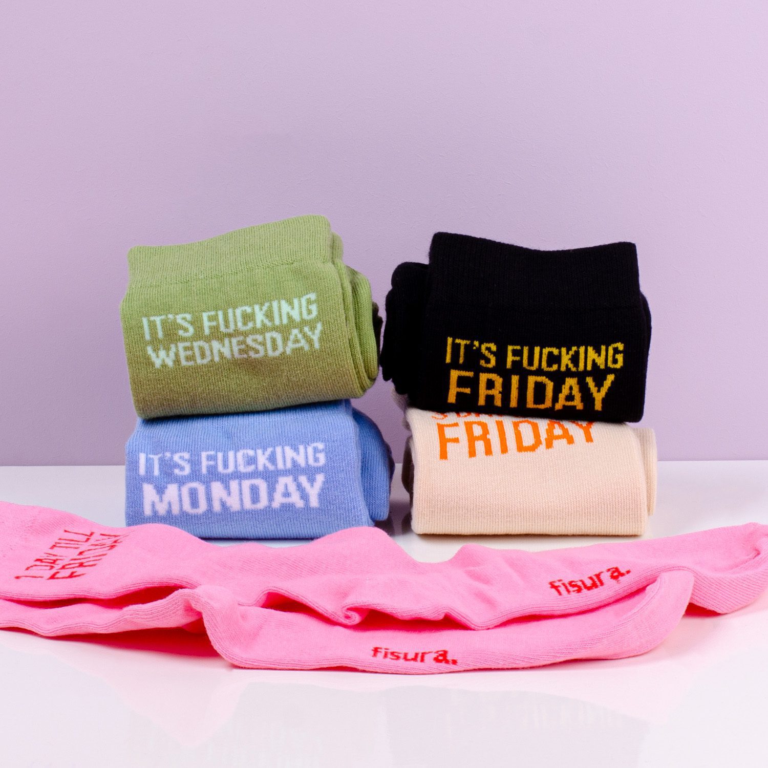 Fucking Week sokken (set van 5)