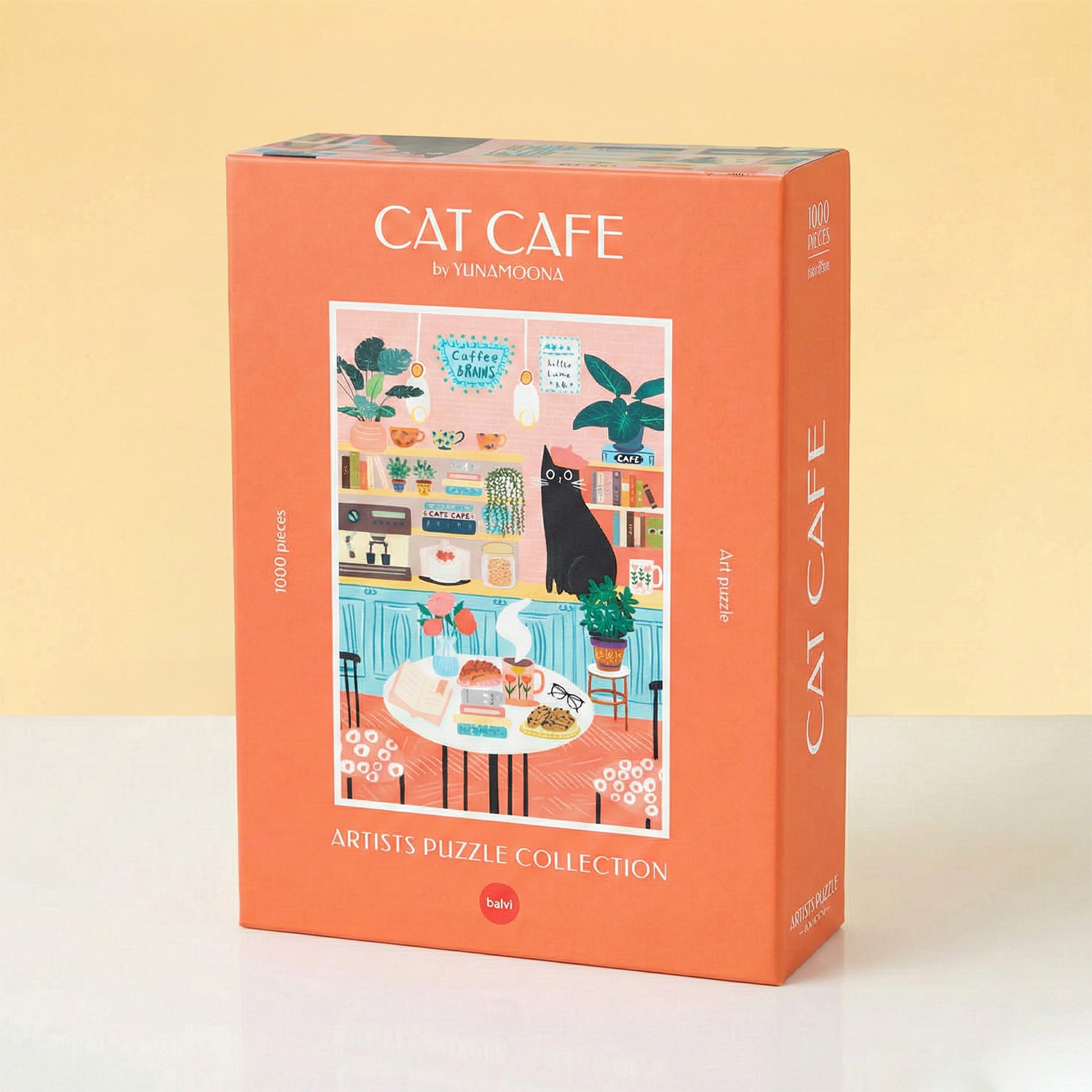 Kat café puzzel (1000 stukjes)
