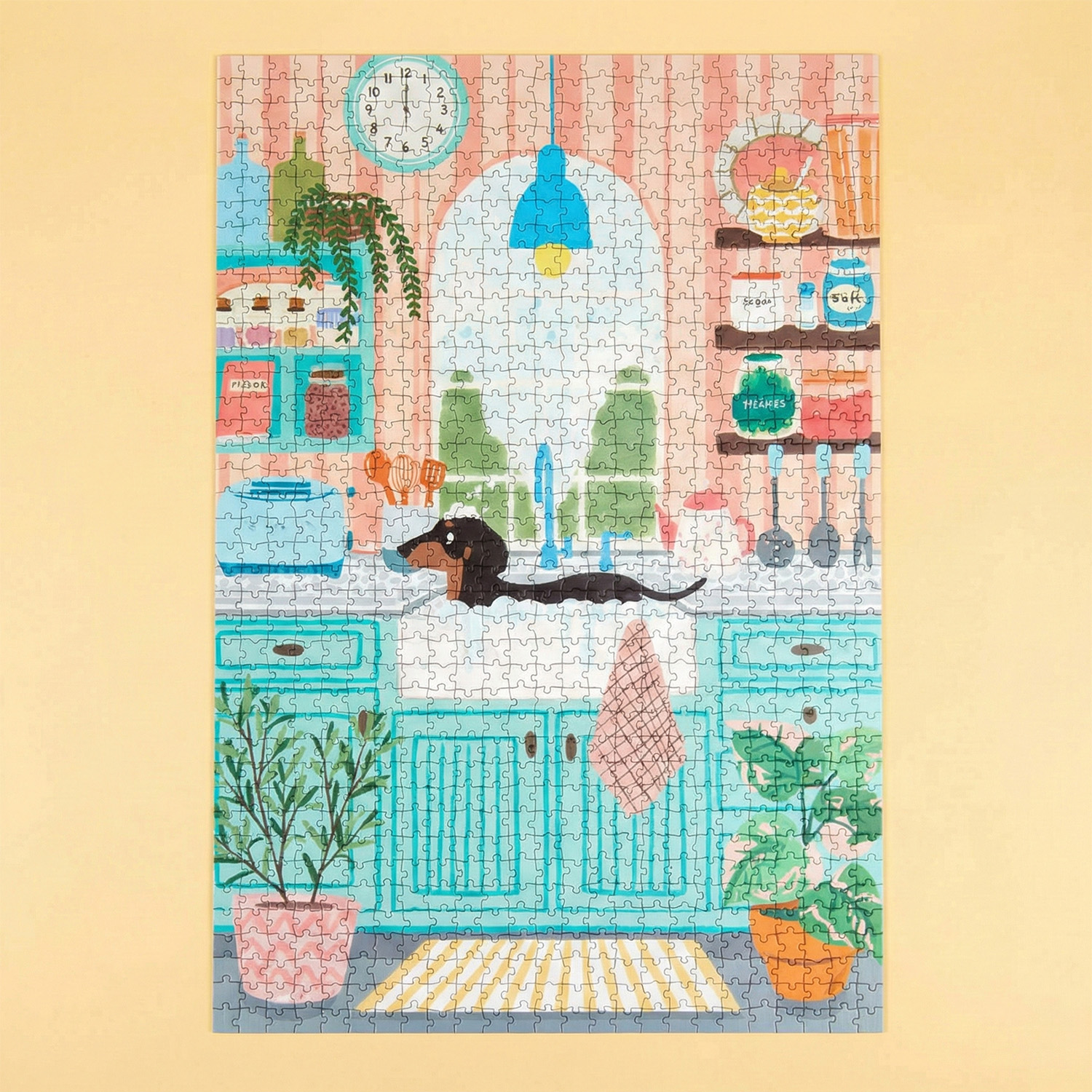 Hondenbad puzzel (1000 stukjes)