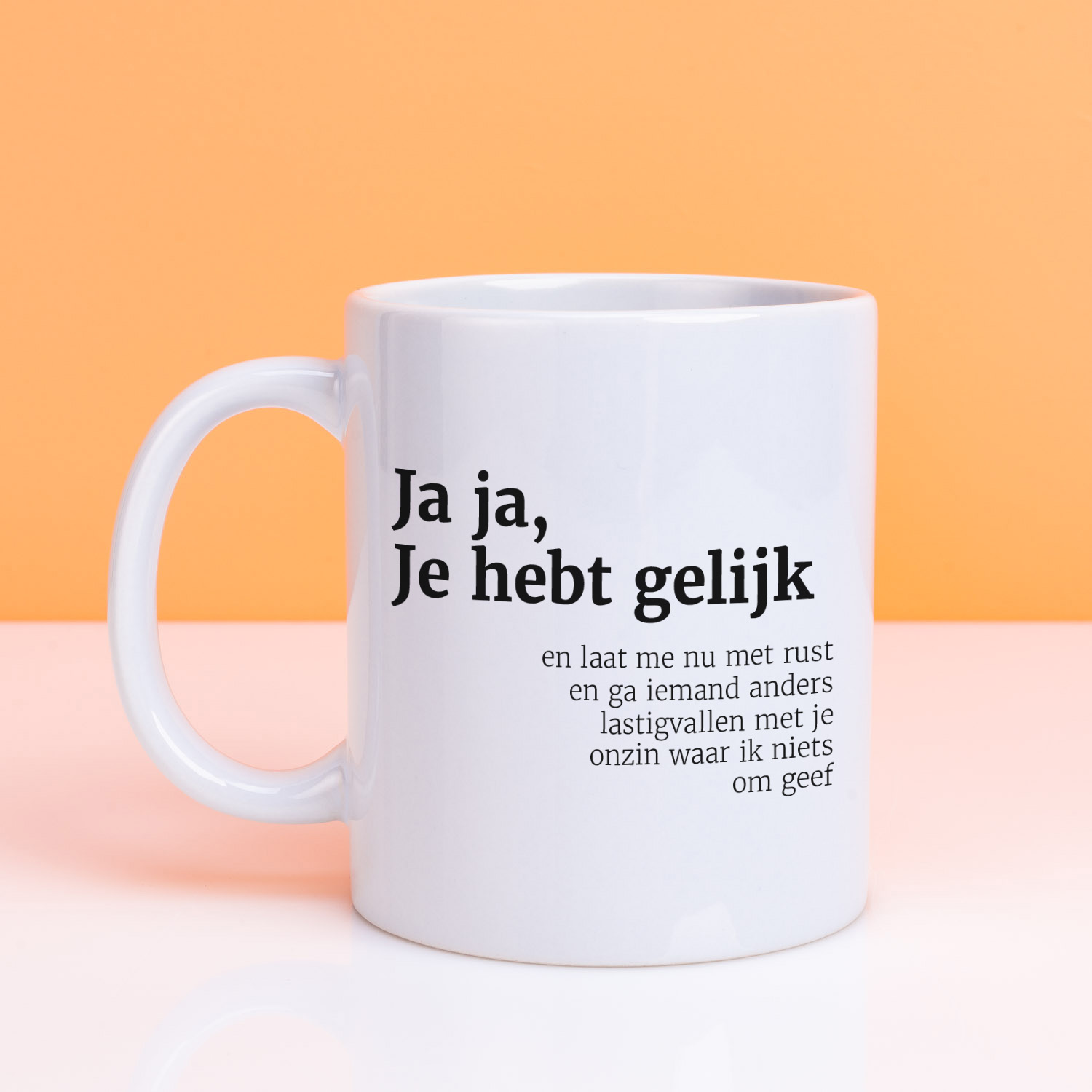 Mok Ja ja, je hebt gelijk