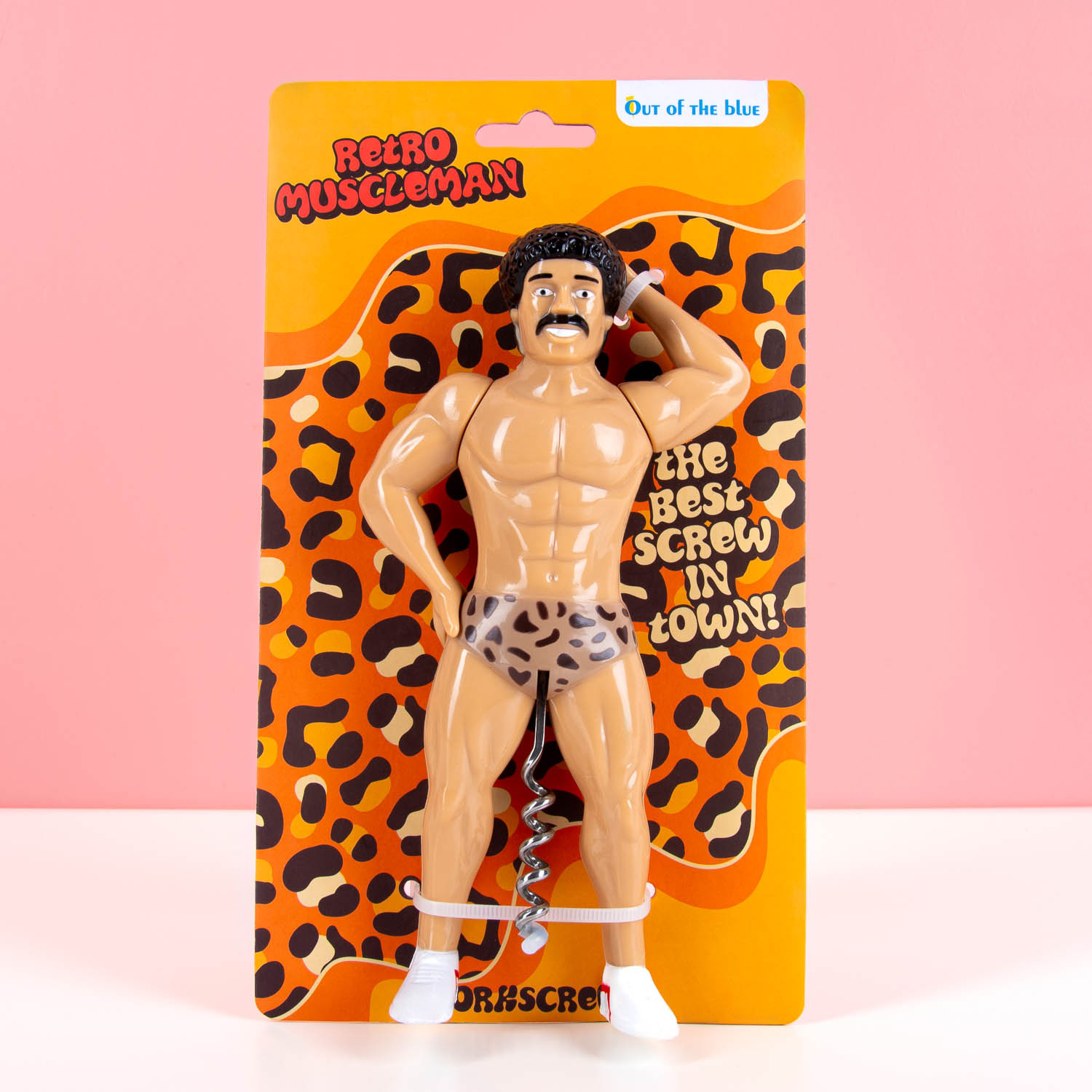 Retro man kurkentrekker