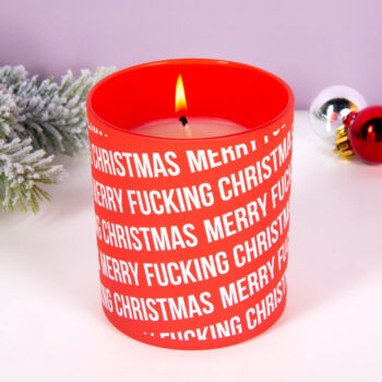 Merry Fucking Christmas kaars