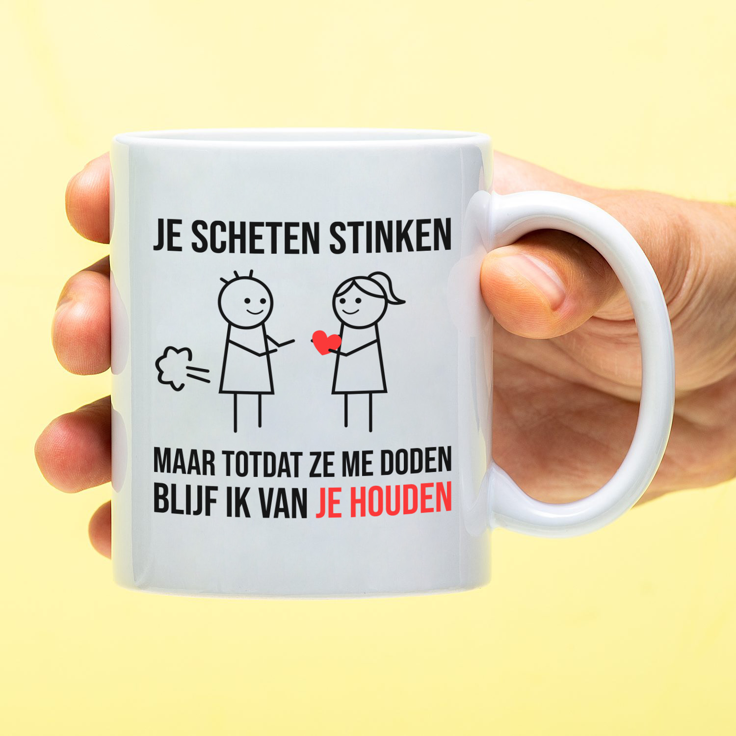 Mok Je scheten stinken