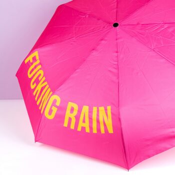 Fucking Rain paraplu - Roze