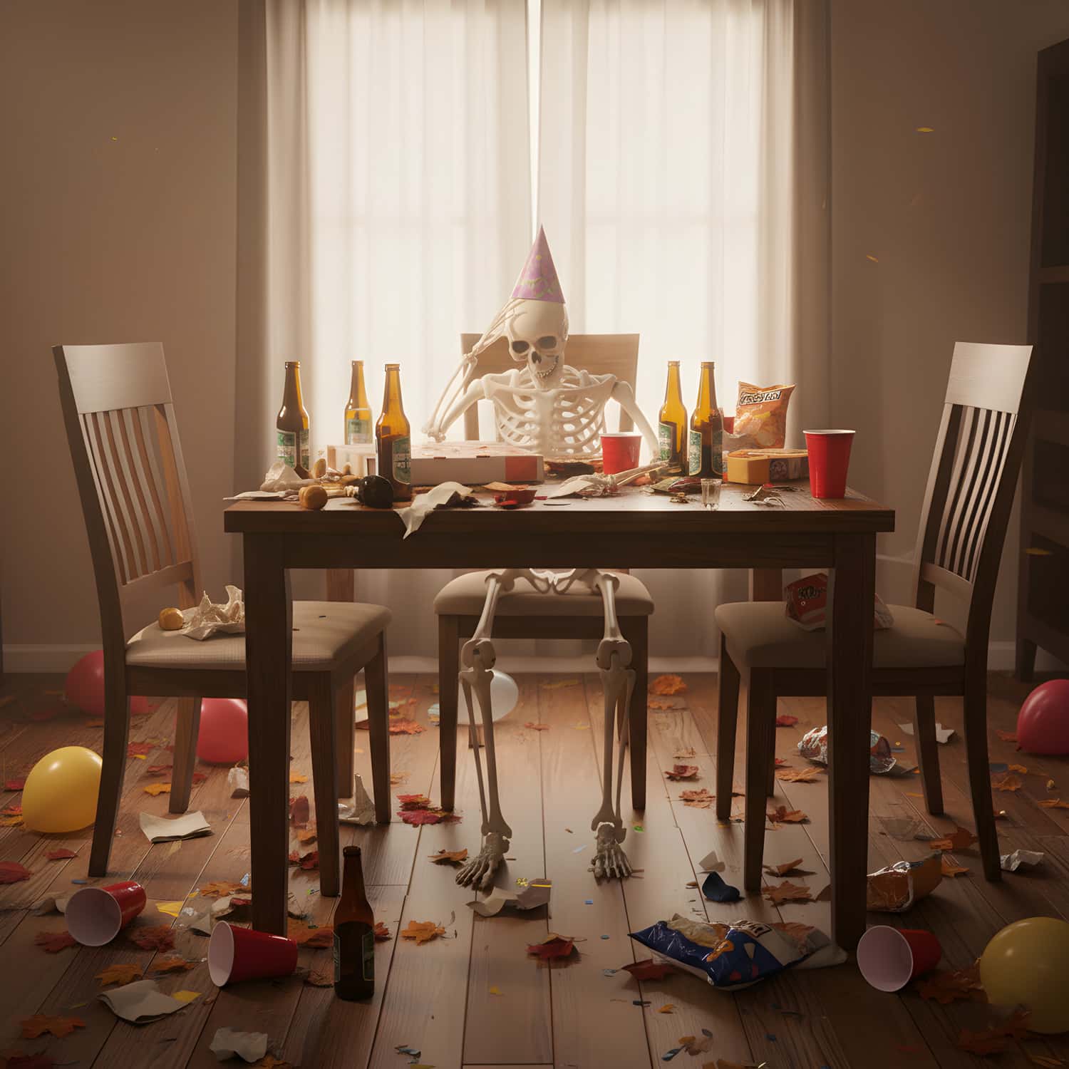 Levensgroot skelet (170 cm)