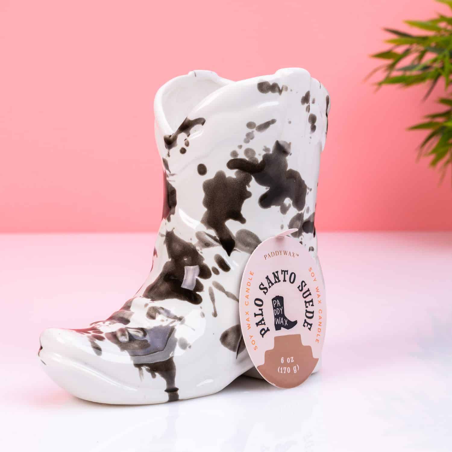 Cowboylaars Geurkaars - Palo Santo Suede (zwart) afbeelding