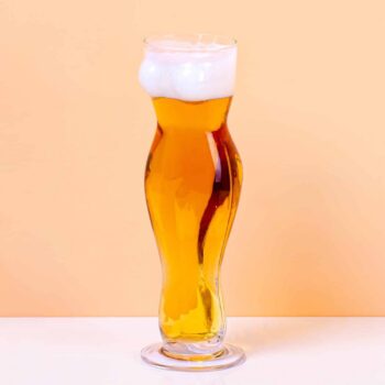 Vrouwentorso bierglas