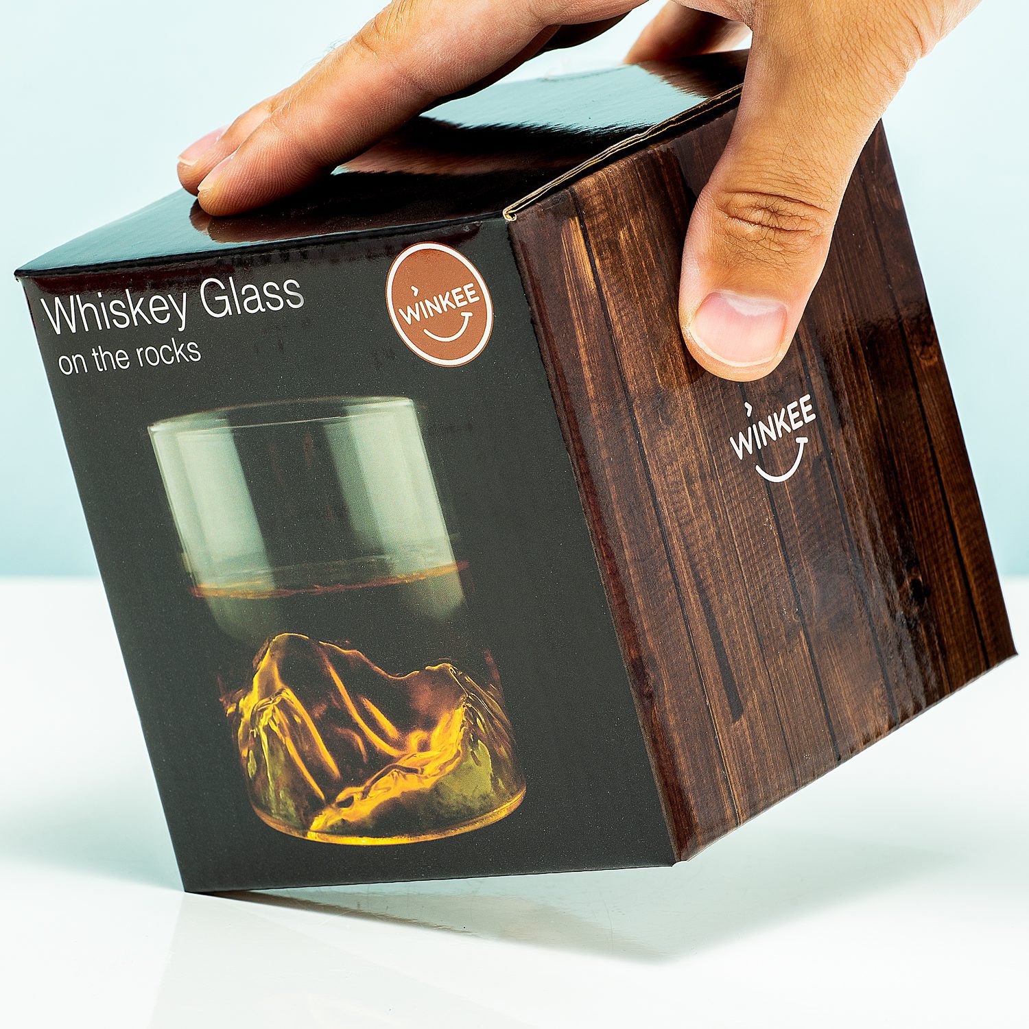 Whiskey glas on the rocks