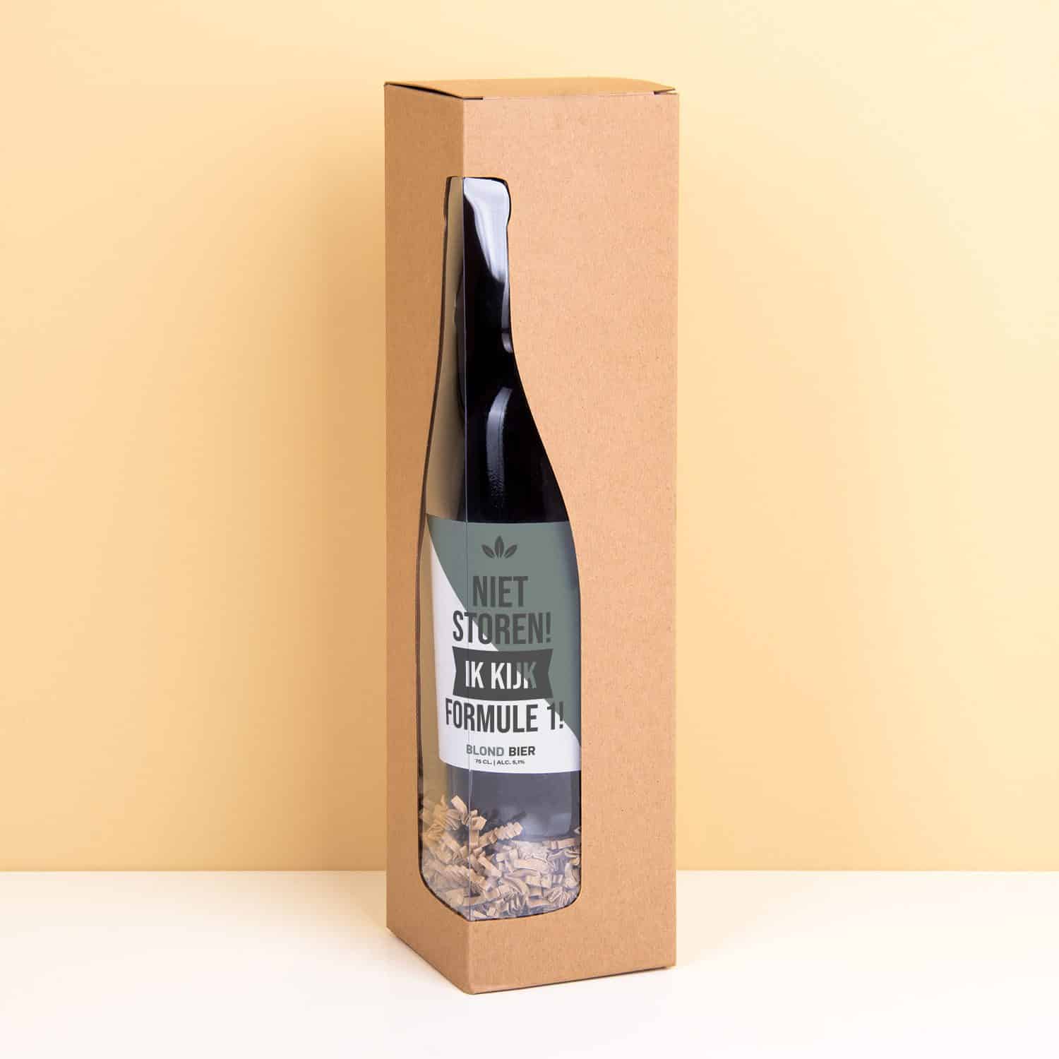 Bierfles Niet storen Formule 1 (750 ml)