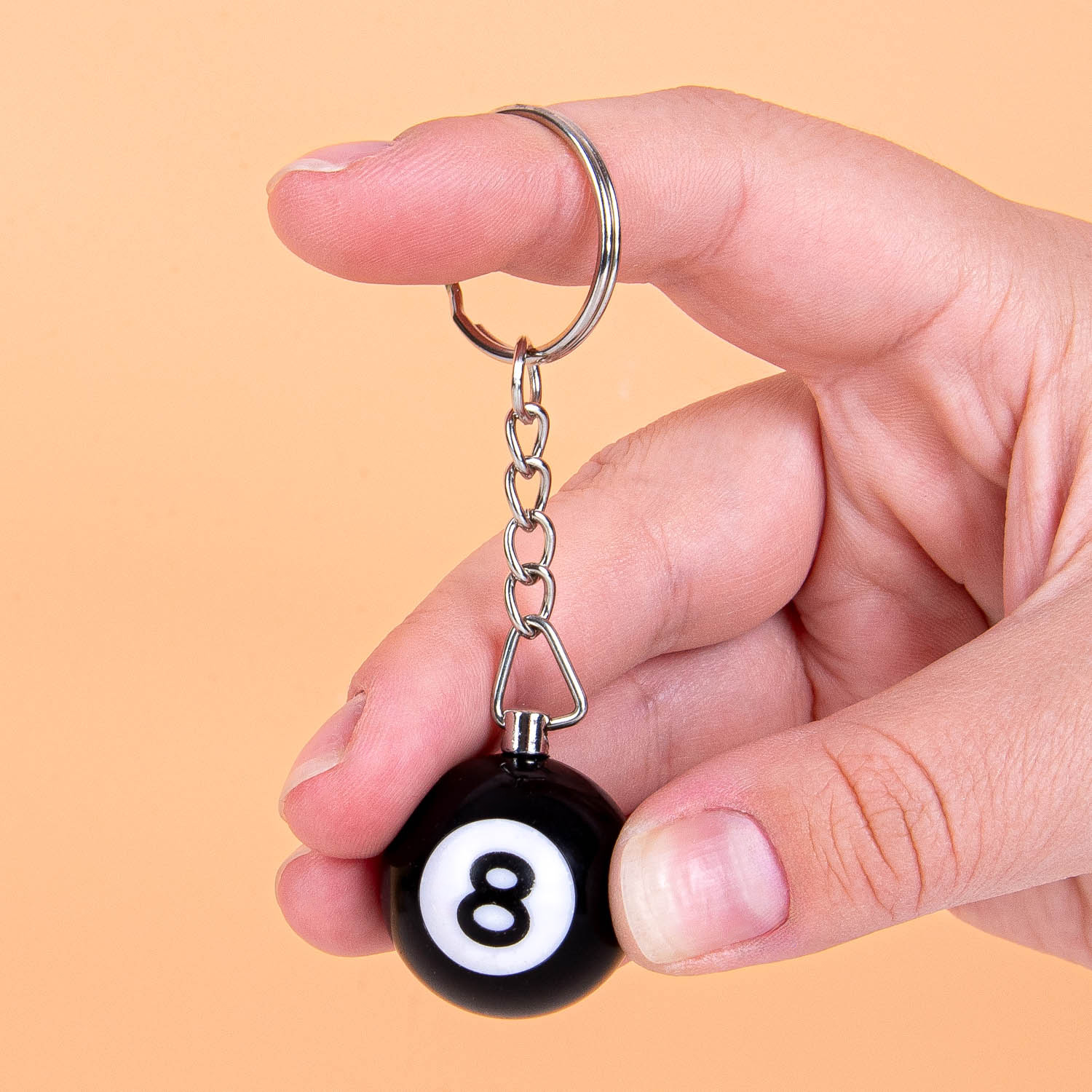 Biljartbal sleutelhanger