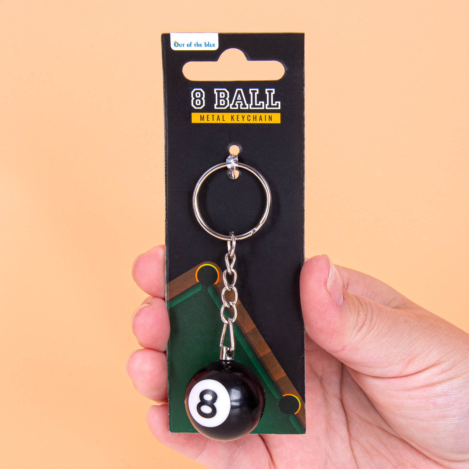 Biljartbal sleutelhanger