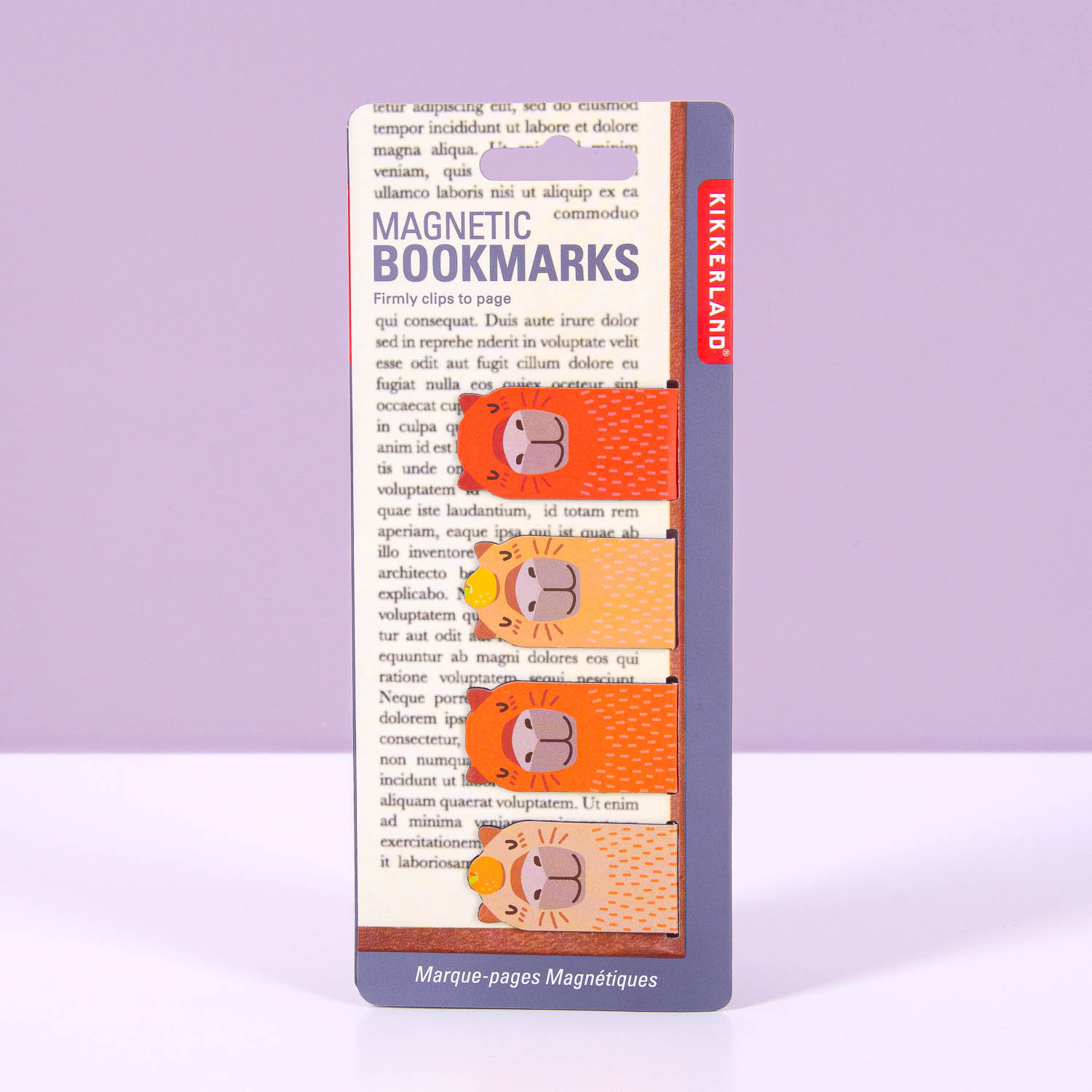 Capibara magnetische boekenleggers (set van 4)