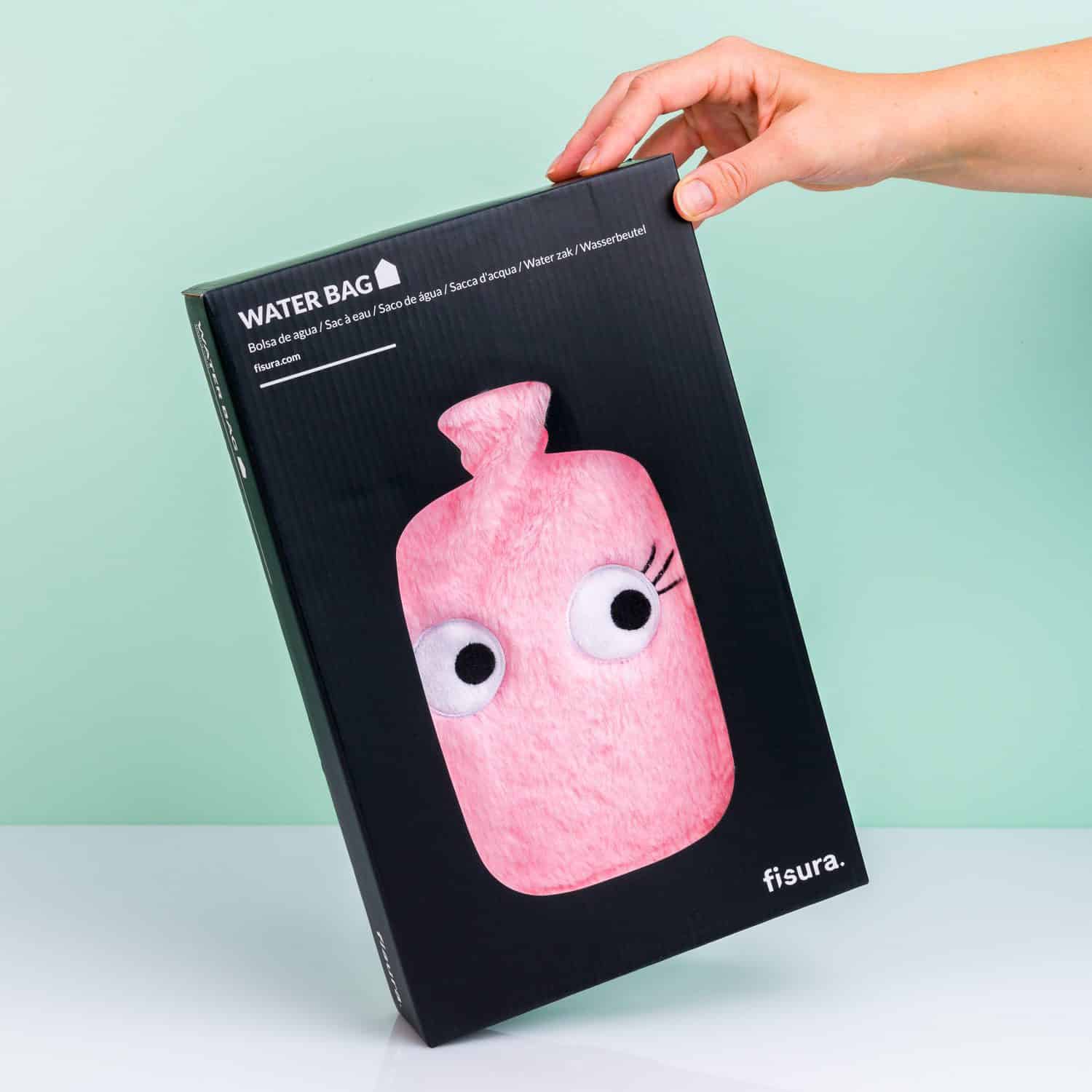Roze kruik met ogen