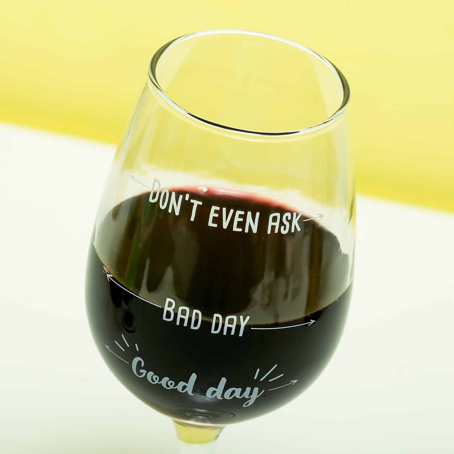 Good Day Bad Day wijnglas